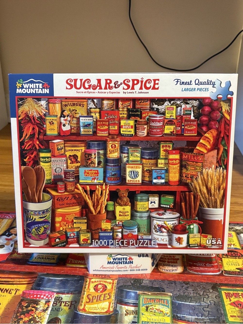 White Mountain Sugar & Spice 1000 Piece Puzzle